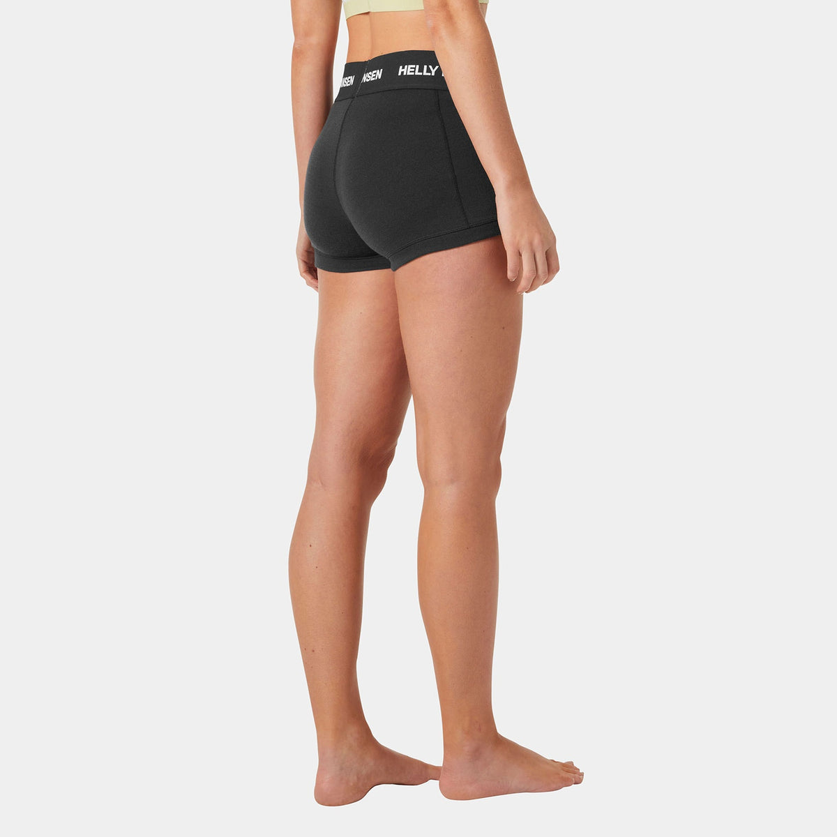 W HH LIFA MERINO MIDW BOXER, BLACK, L