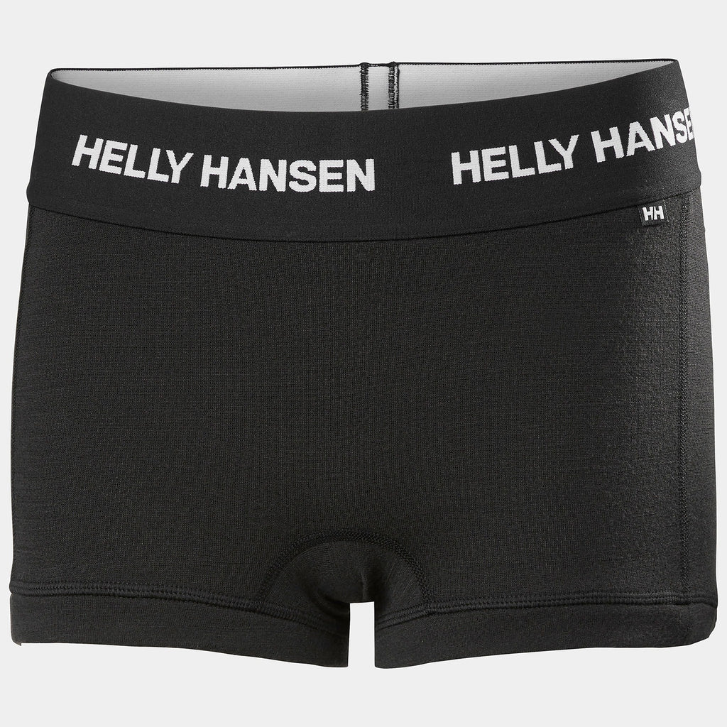 W HH LIFA MERINO MIDW BOXER, BLACK, L
