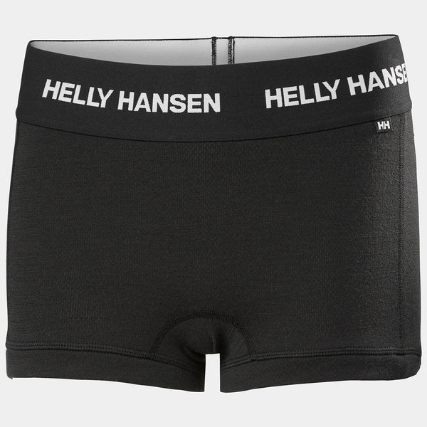W HH LIFA MERINO MIDW BOXER, BLACK, L