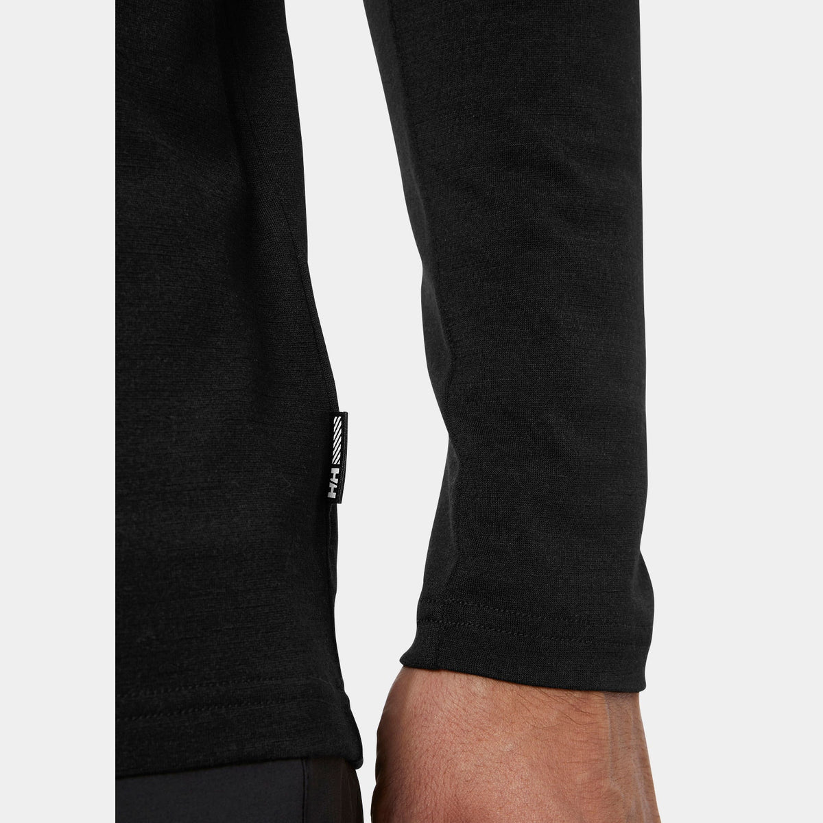 HH DURAWOOL CREW LS, BLACK, XXL
