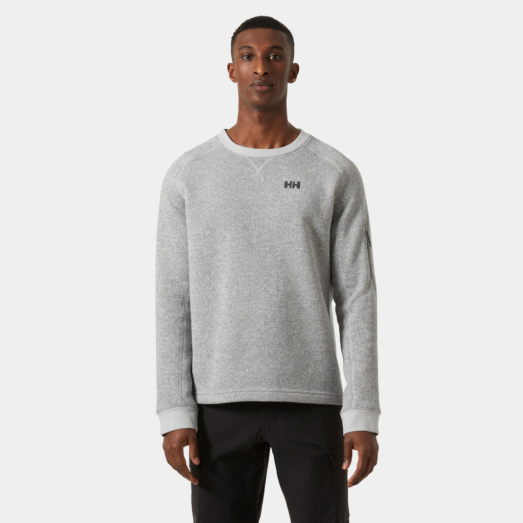 VARDE CREWNECK, GREY FOG, XXL