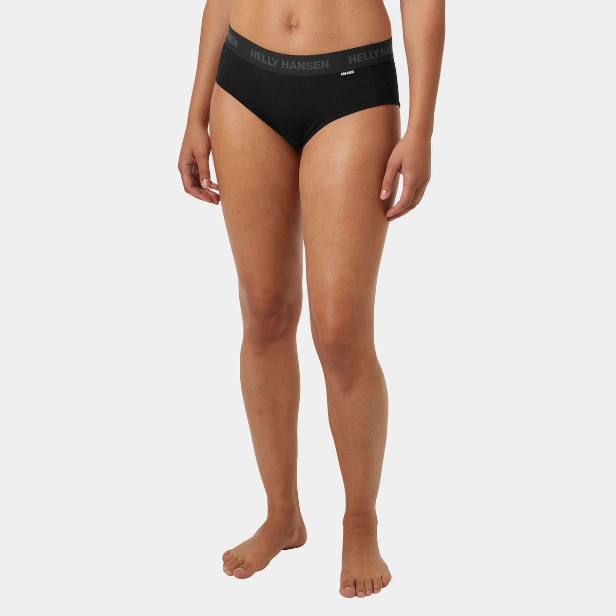 W HH DURAWOOL BRIEF, BLACK, L