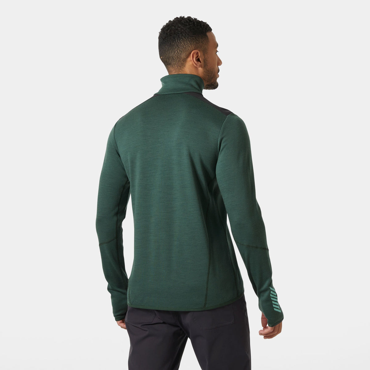 LIFA MERINO MIDLAYER 1/2 ZIP, JUNGLE GREE, XXL