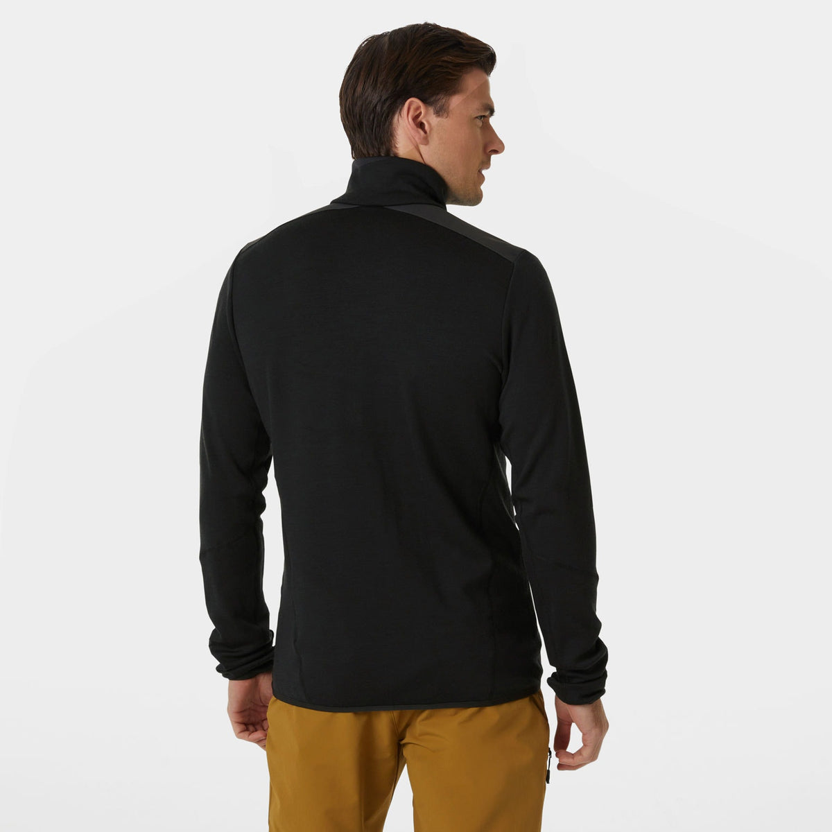 LIFA MERINO MIDLAYER 1/2 ZIP, BLACK, XXL