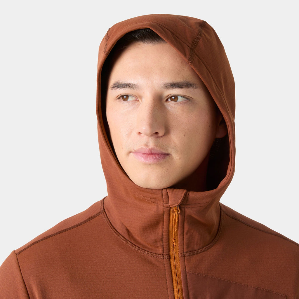 VERSALITE HOODED FLEECE JACKET, IRON OXIDE, L