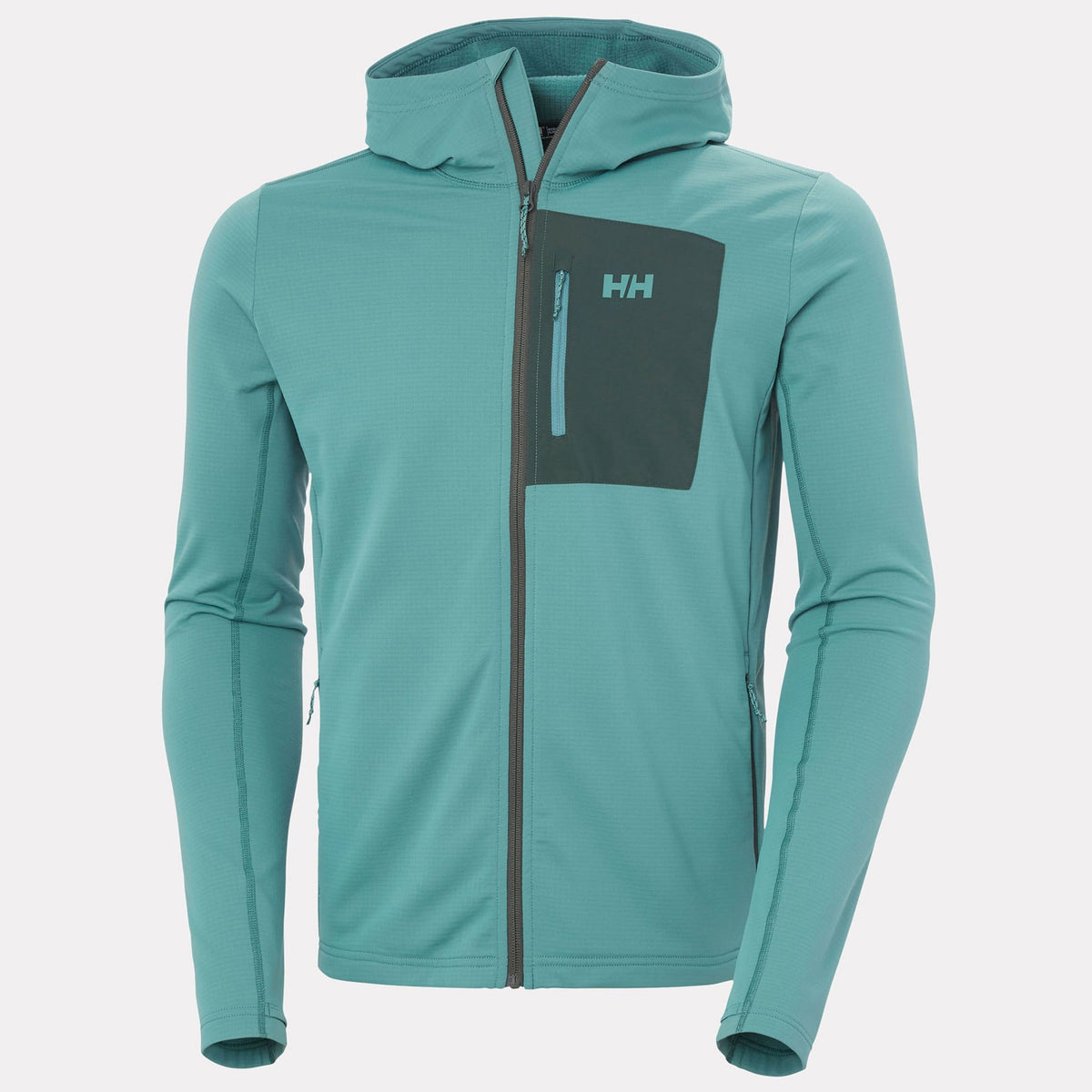 VERSALITE HOODED FLEECE JACKET, OPAL GREEN, L