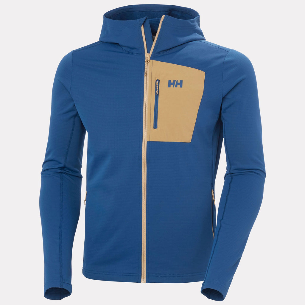 VERSALITE HOODED FLEECE JACKET, DARK BLUE, L