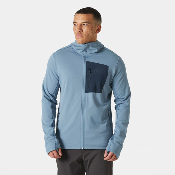 VERSALITE HOODED FLEECE JACKET, WASHED NAVY, XXL