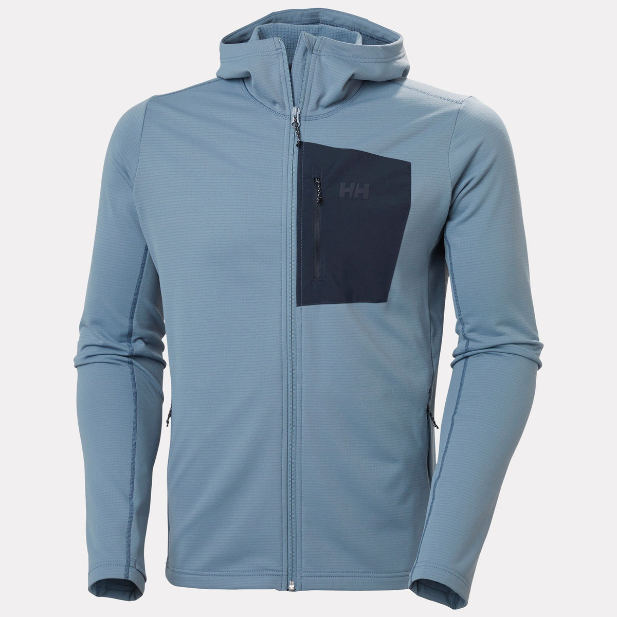 VERSALITE HOODED FLEECE JACKET, WASHED NAVY, XXL