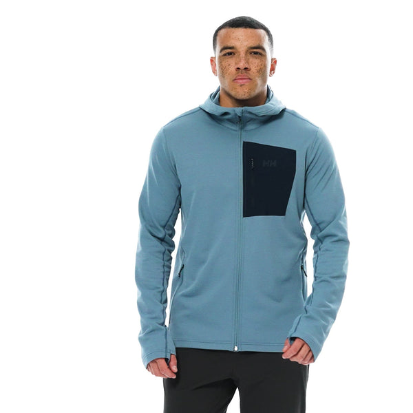 VERSALITE HOODED FLEECE JACKET, WASHED NAVY, S