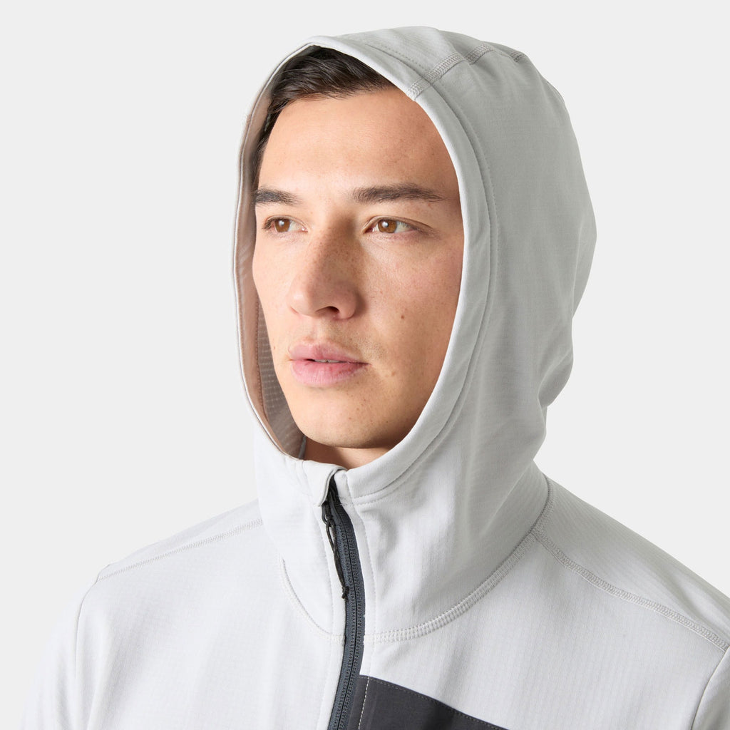VERSALITE HOODED FLEECE JACKET, GREY FOG, XXL
