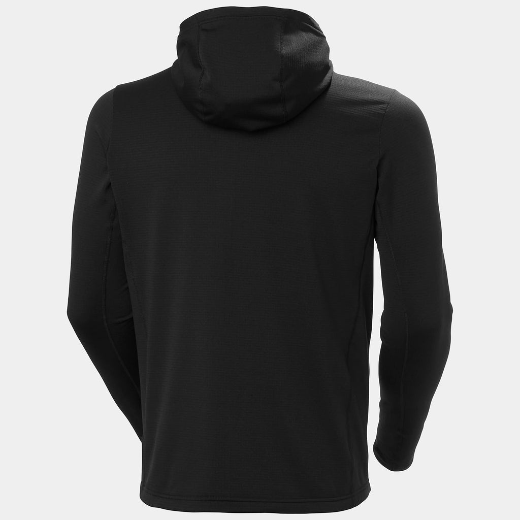 VERSALITE HOODED FLEECE JACKET, BLACK, XXL