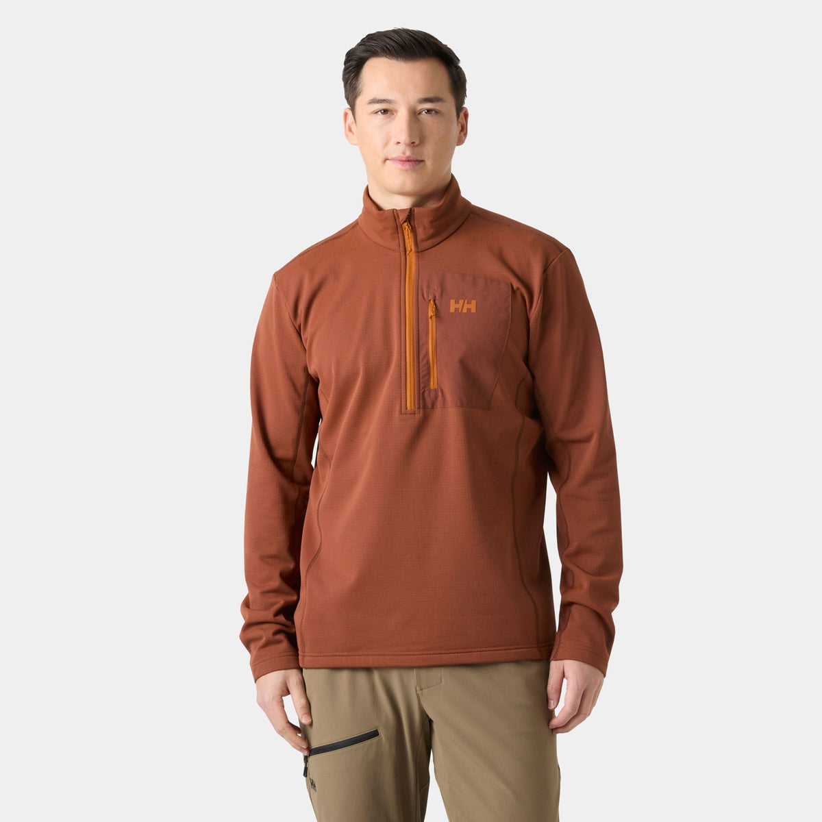 VERSALITE 1/2 ZIP FLEECE, IRON OXIDE, XXL