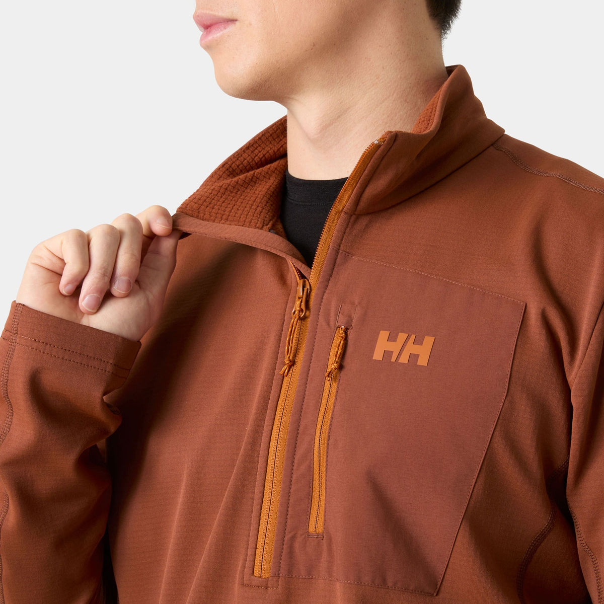 VERSALITE 1/2 ZIP FLEECE, IRON OXIDE, XXL