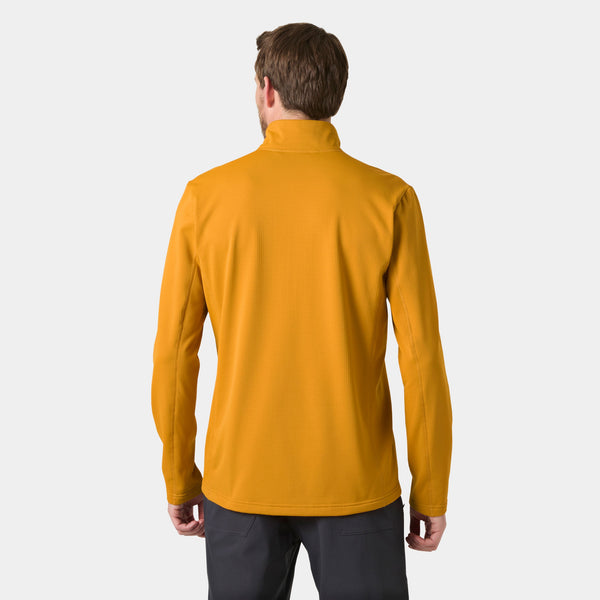VERSALITE 1/2 ZIP FLEECE, MUSTARD, XXL