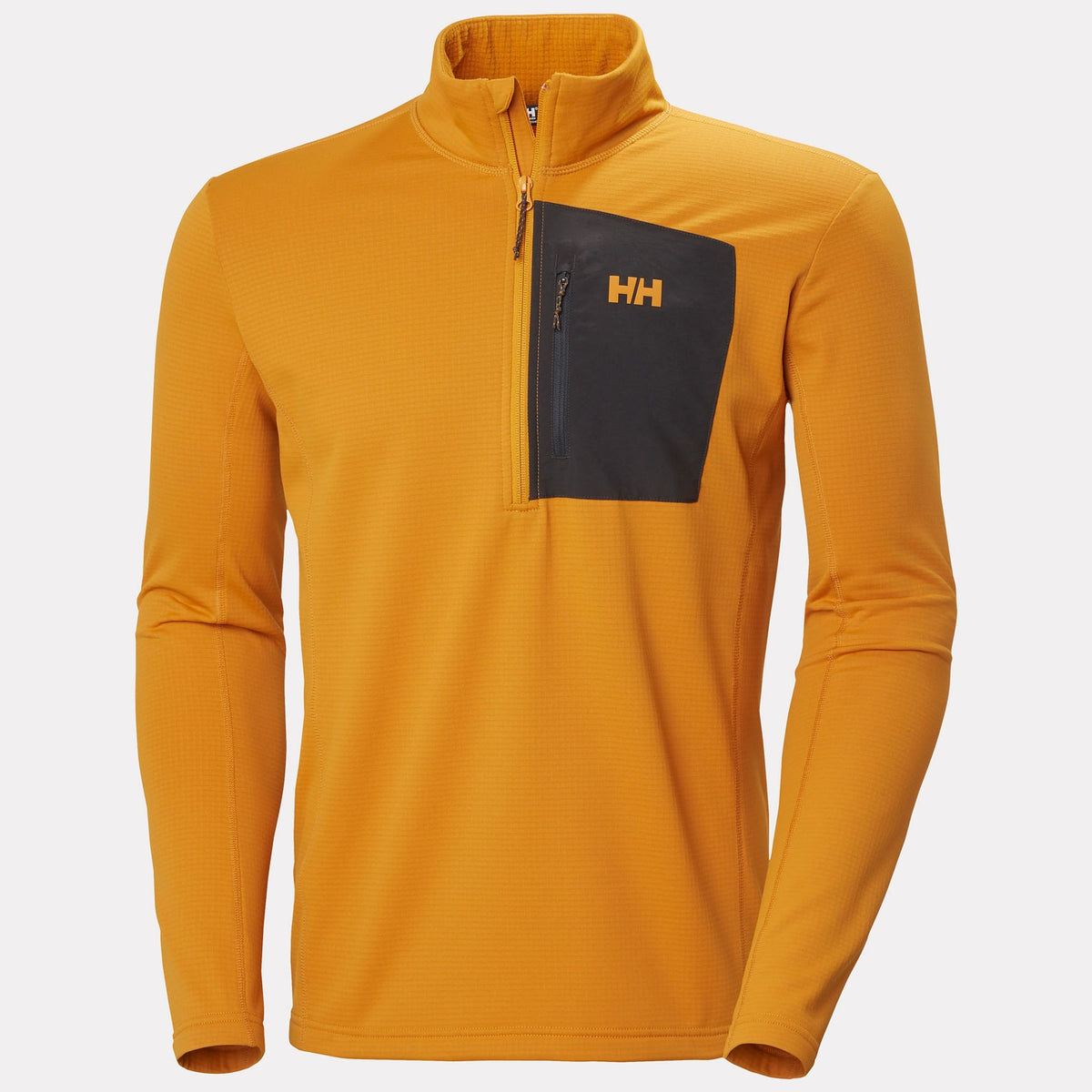 VERSALITE 1/2 ZIP FLEECE, MUSTARD, XXL