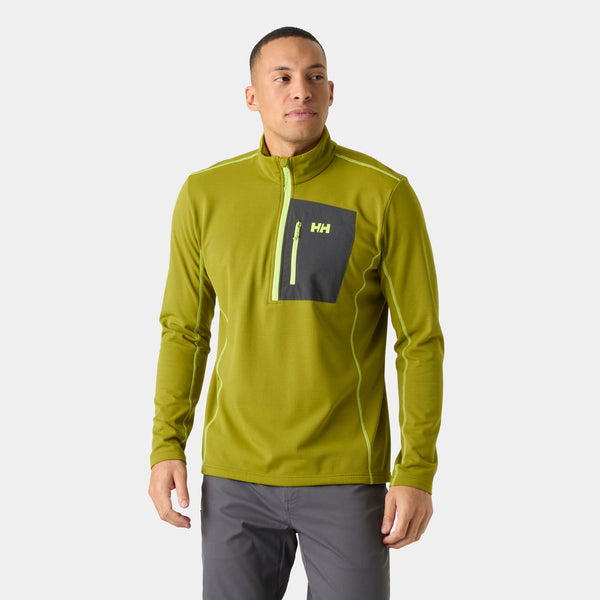 VERSALITE 1/2 ZIP FLEECE, OLIVE GREEN, XXL