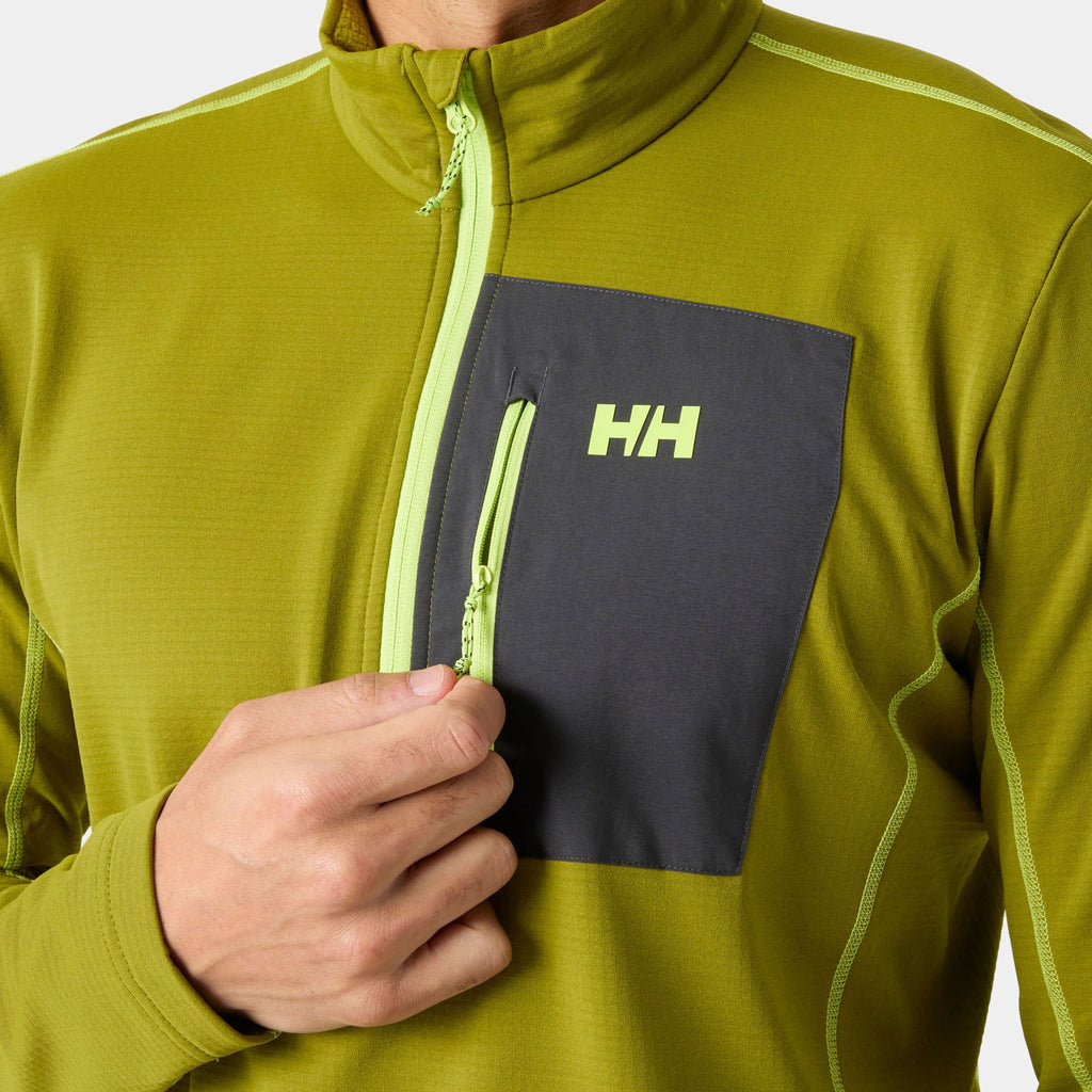 VERSALITE 1/2 ZIP FLEECE, OLIVE GREEN, XXL