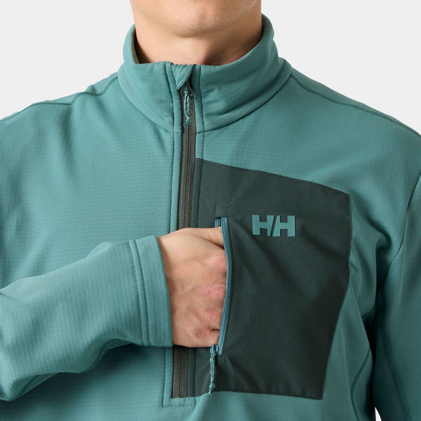VERSALITE 1/2 ZIP FLEECE, OPAL GREEN, XXL