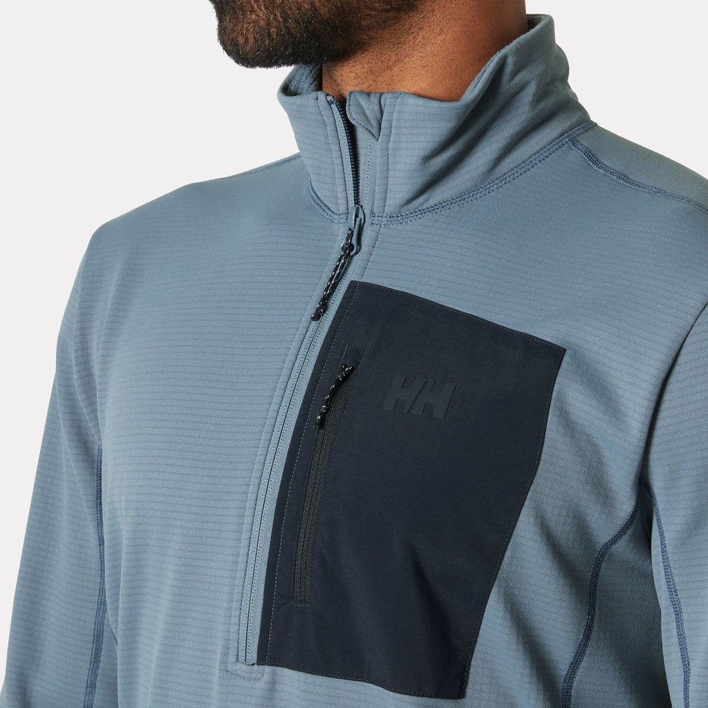 VERSALITE 1/2 ZIP FLEECE, WASHED NAVY, XXL
