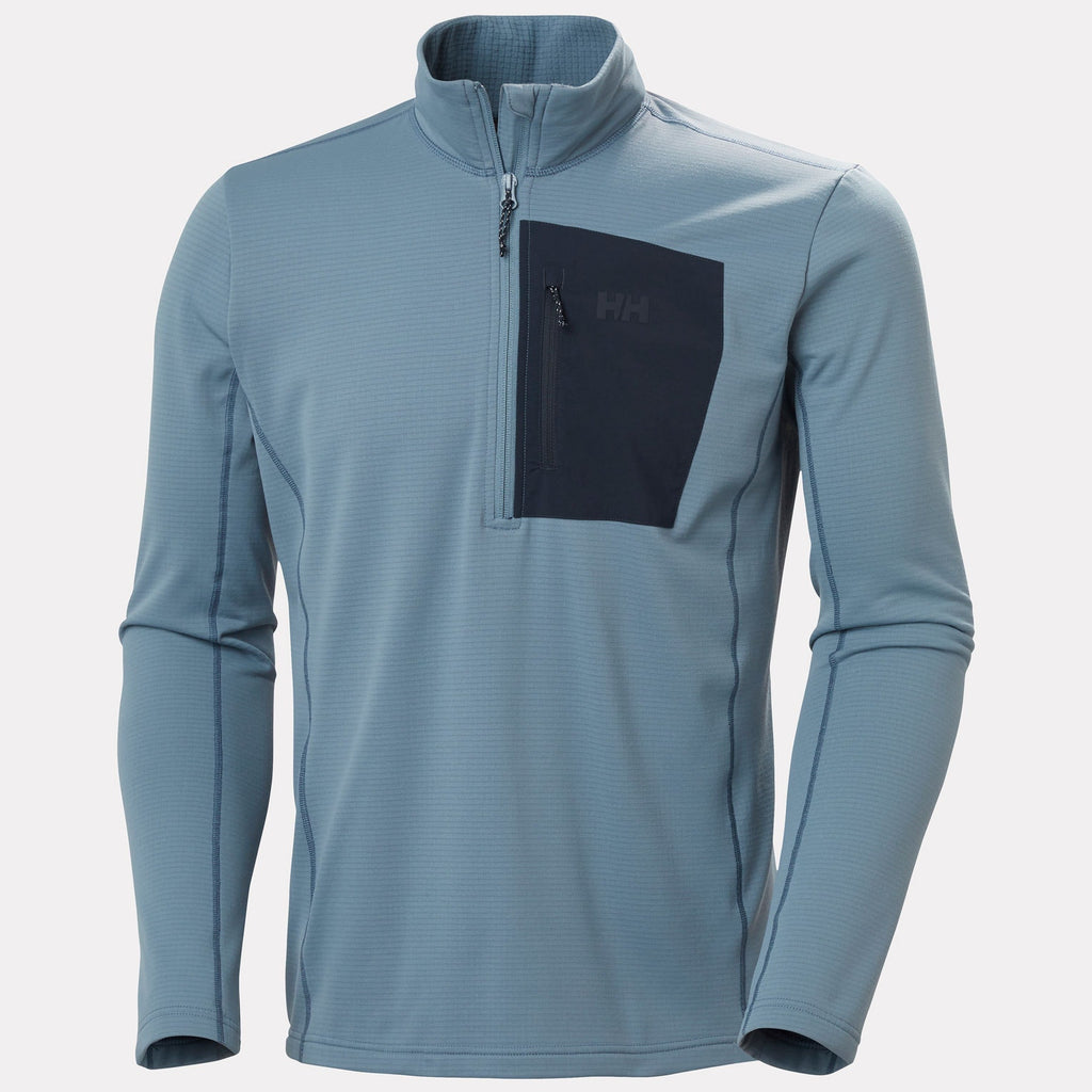 VERSALITE 1/2 ZIP FLEECE, WASHED NAVY, XXL