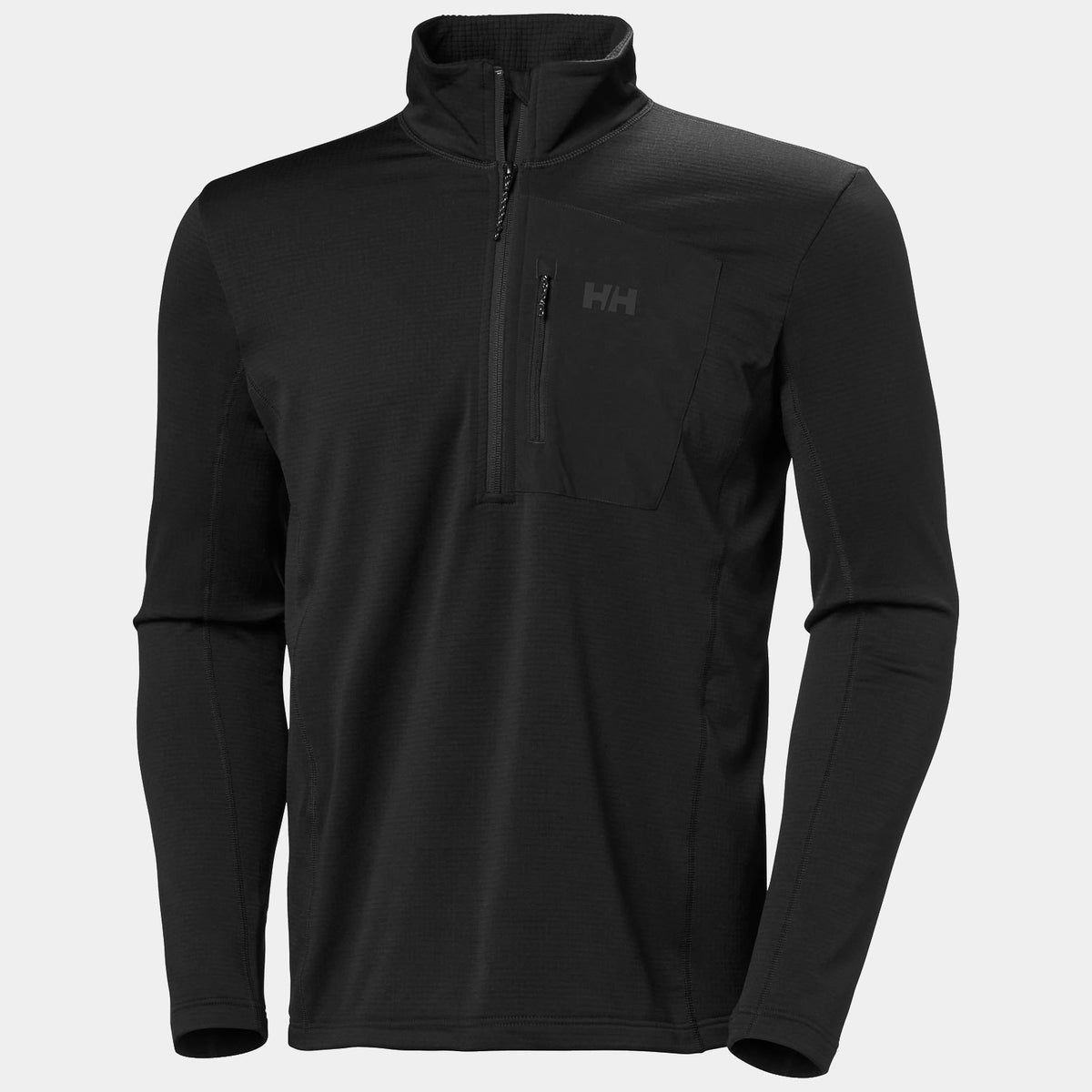 VERSALITE 1/2 ZIP FLEECE, BLACK, XXL