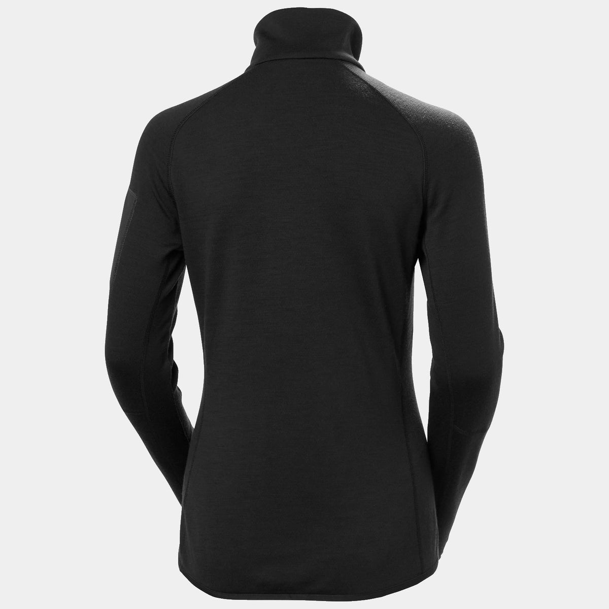 W LIFA MERINO MIDLAYER 1/2 ZIP, BLACK, L