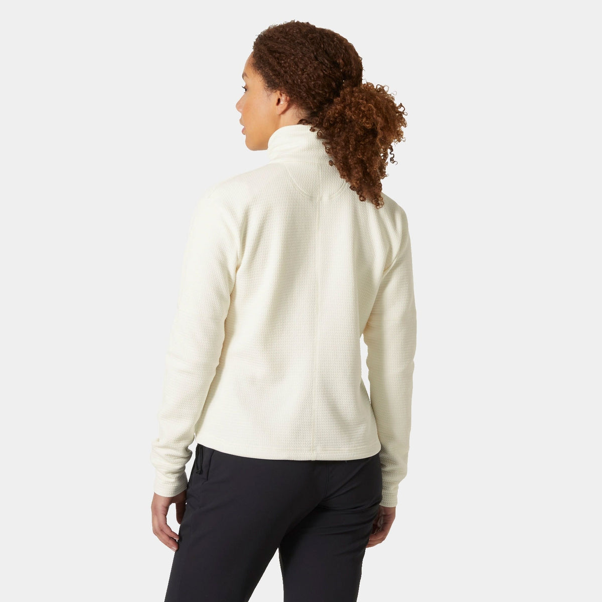 W EVOLVED AIR 1/2 ZIP, SNOW, L