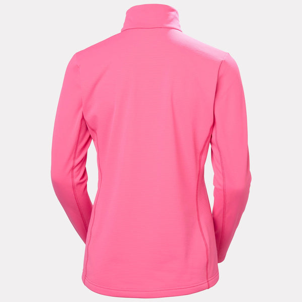 W VERSALITE 1/2 ZIP FLEECE, HOT PINK, L