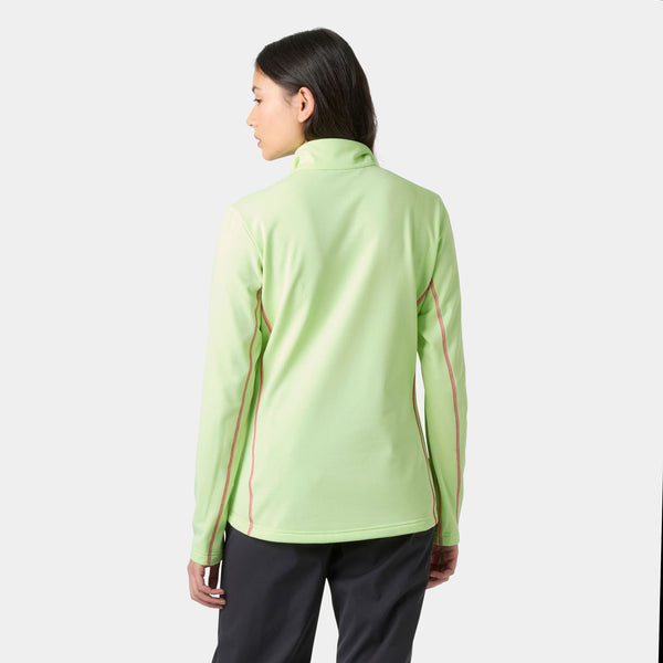 W VERSALITE 1/2 ZIP FLEECE, WASHED LIME, L