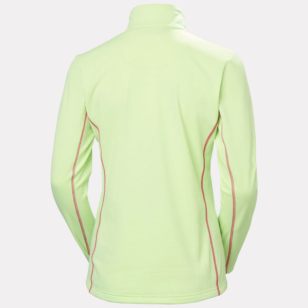 W VERSALITE 1/2 ZIP FLEECE, WASHED LIME, L