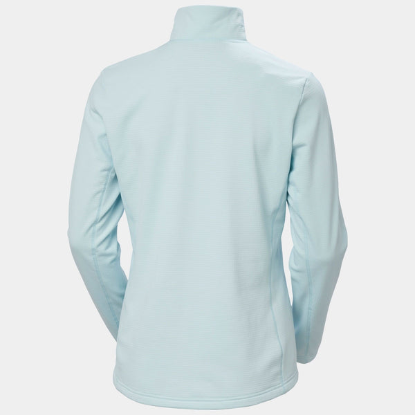 W VERSALITE 1/2 ZIP FLEECE, BARELY BLUE, L