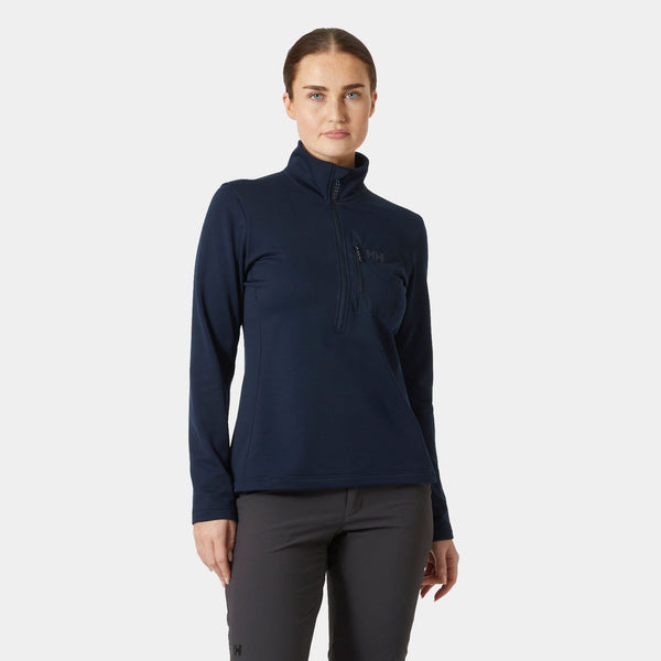 W VERSALITE 1/2 ZIP FLEECE, NAVY, L