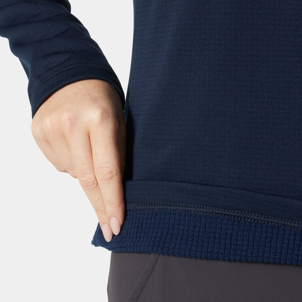 W VERSALITE 1/2 ZIP FLEECE, NAVY, L