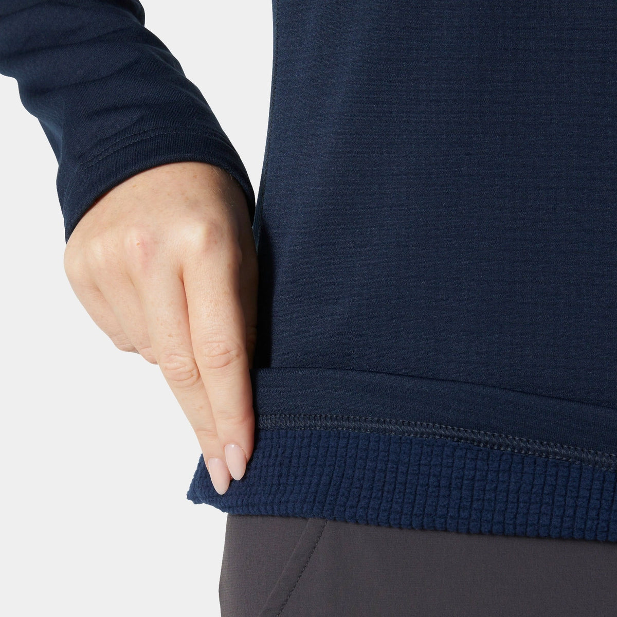 W VERSALITE 1/2 ZIP FLEECE, NAVY, L