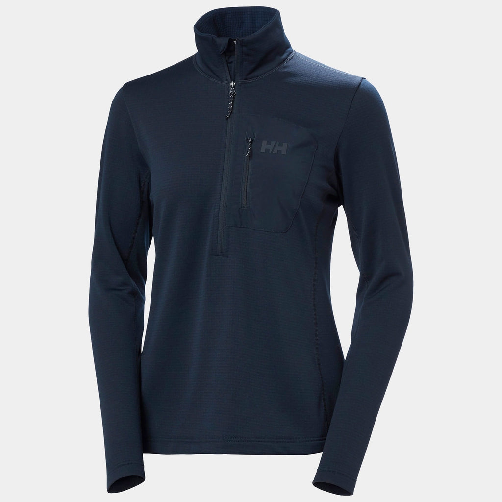 W VERSALITE 1/2 ZIP FLEECE, NAVY, L