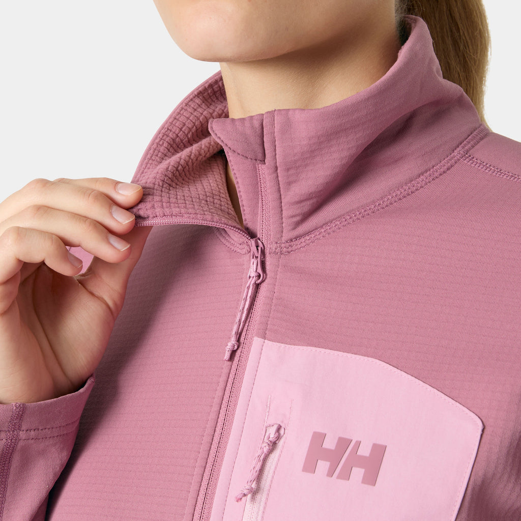 W VERSALITE 1/2 ZIP FLEECE, WILDBERRY, L