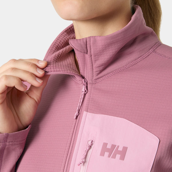 W VERSALITE 1/2 ZIP FLEECE, WILDBERRY, L
