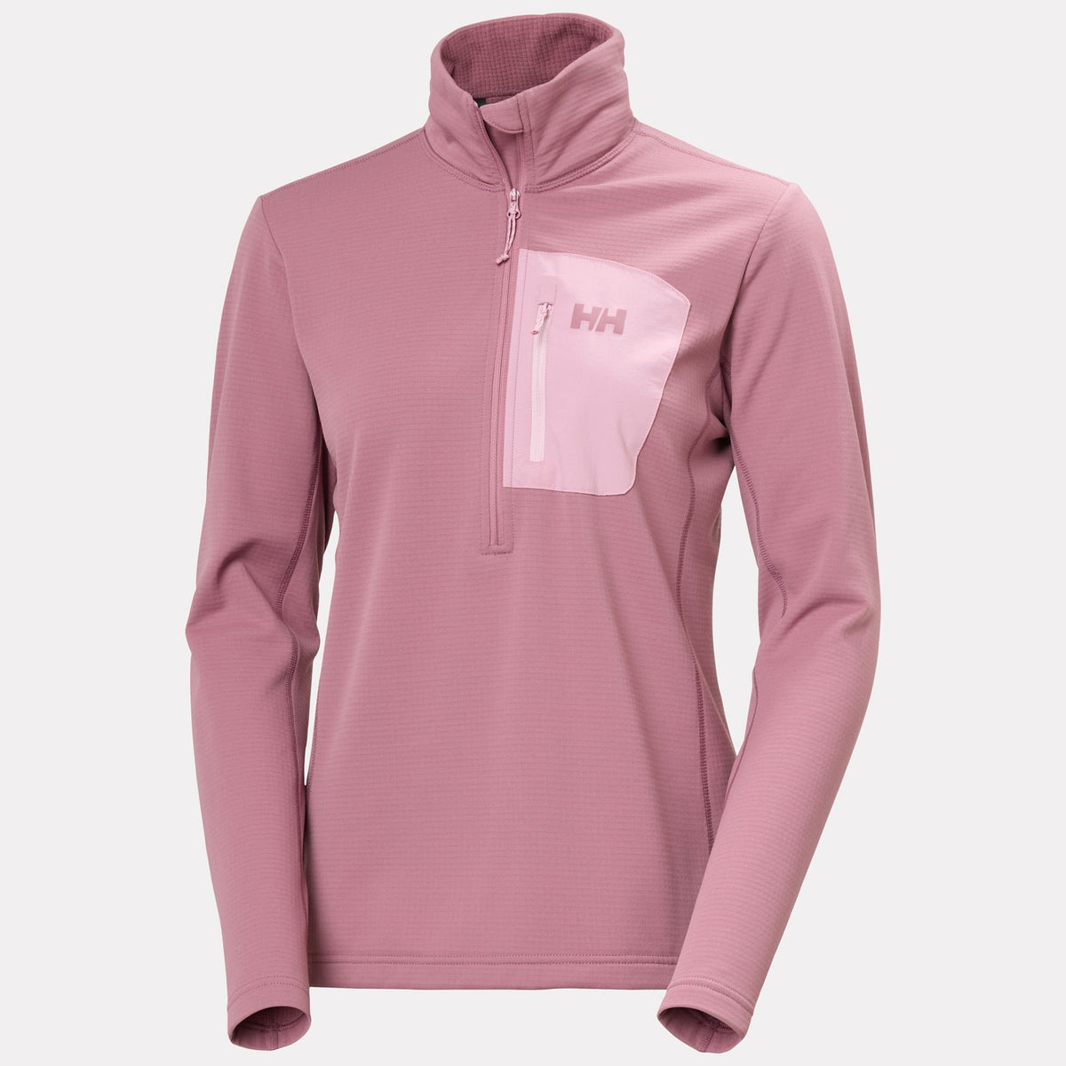 W VERSALITE 1/2 ZIP FLEECE, WILDBERRY, L