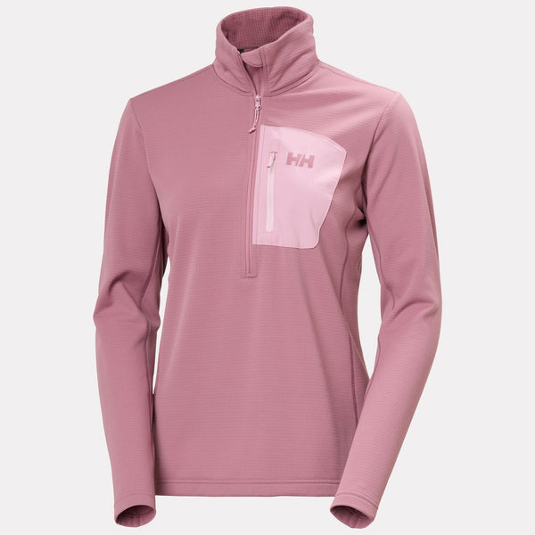 W VERSALITE 1/2 ZIP FLEECE, WILDBERRY, L