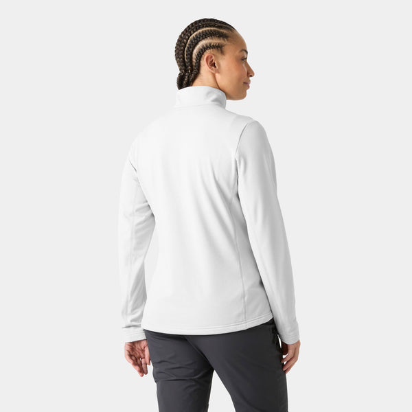 W VERSALITE 1/2 ZIP FLEECE, GREY FOG, L