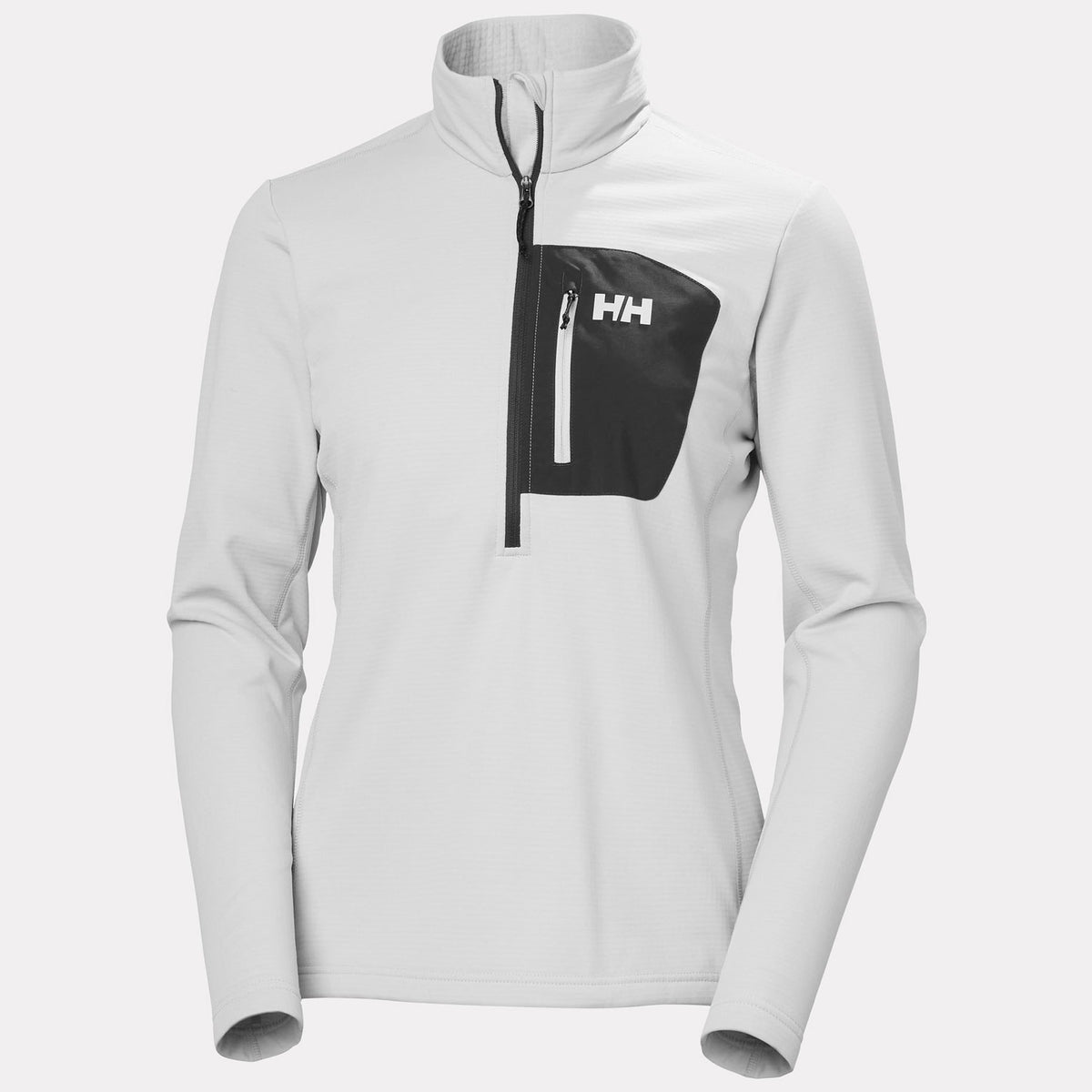 W VERSALITE 1/2 ZIP FLEECE, GREY FOG, L