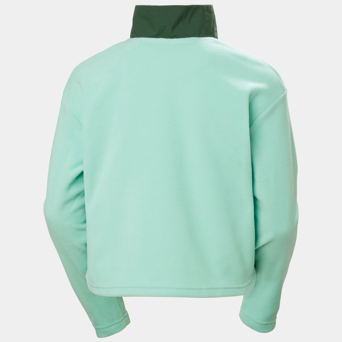 W DAYBREAKER CROPPED FLEECE, LAGOON, L