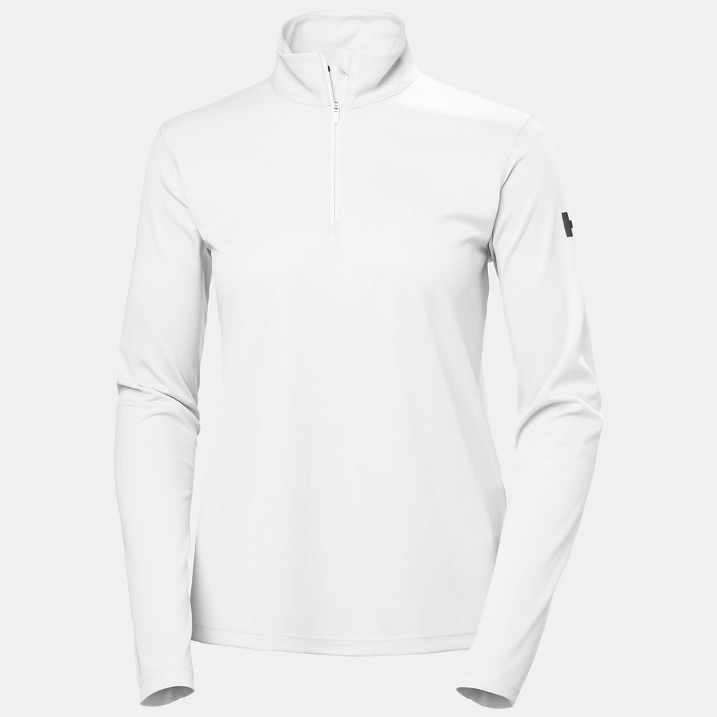 W HH TECH 1/2 ZIP, WHITE, L