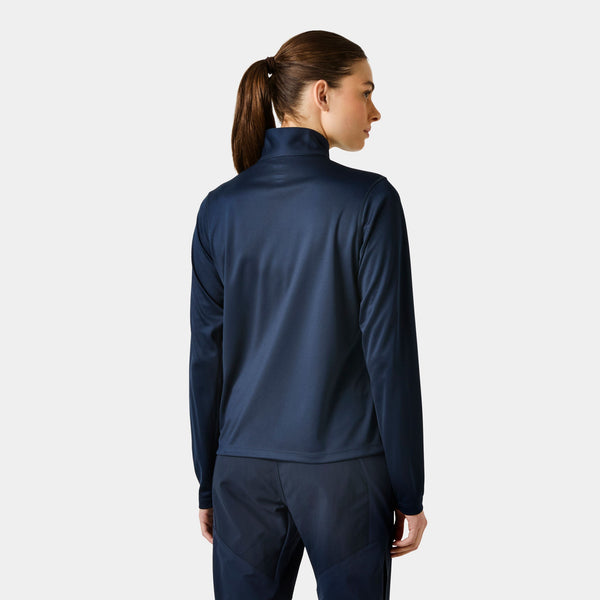 W HH TECH 1/2 ZIP, NAVY, L