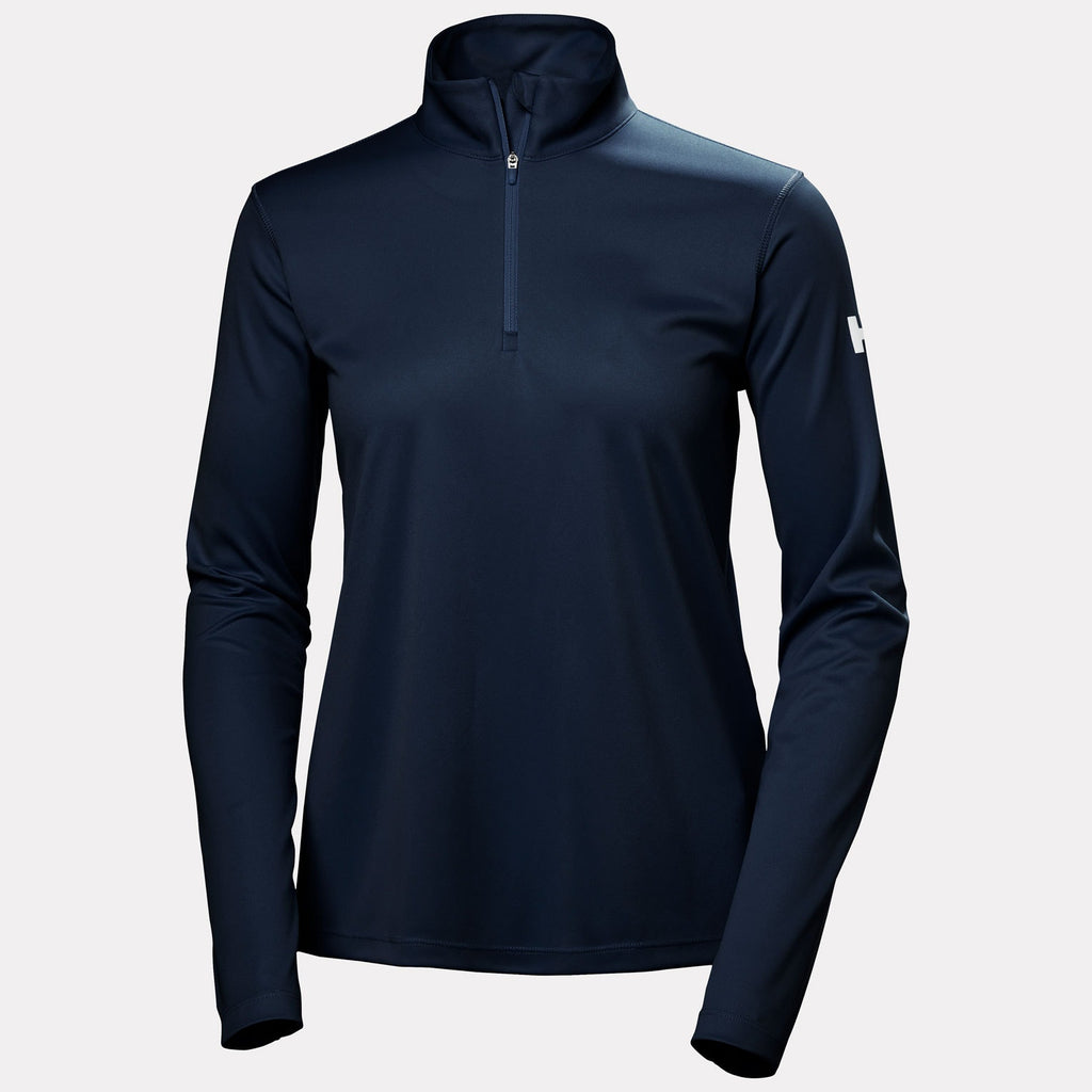 W HH TECH 1/2 ZIP, NAVY, L