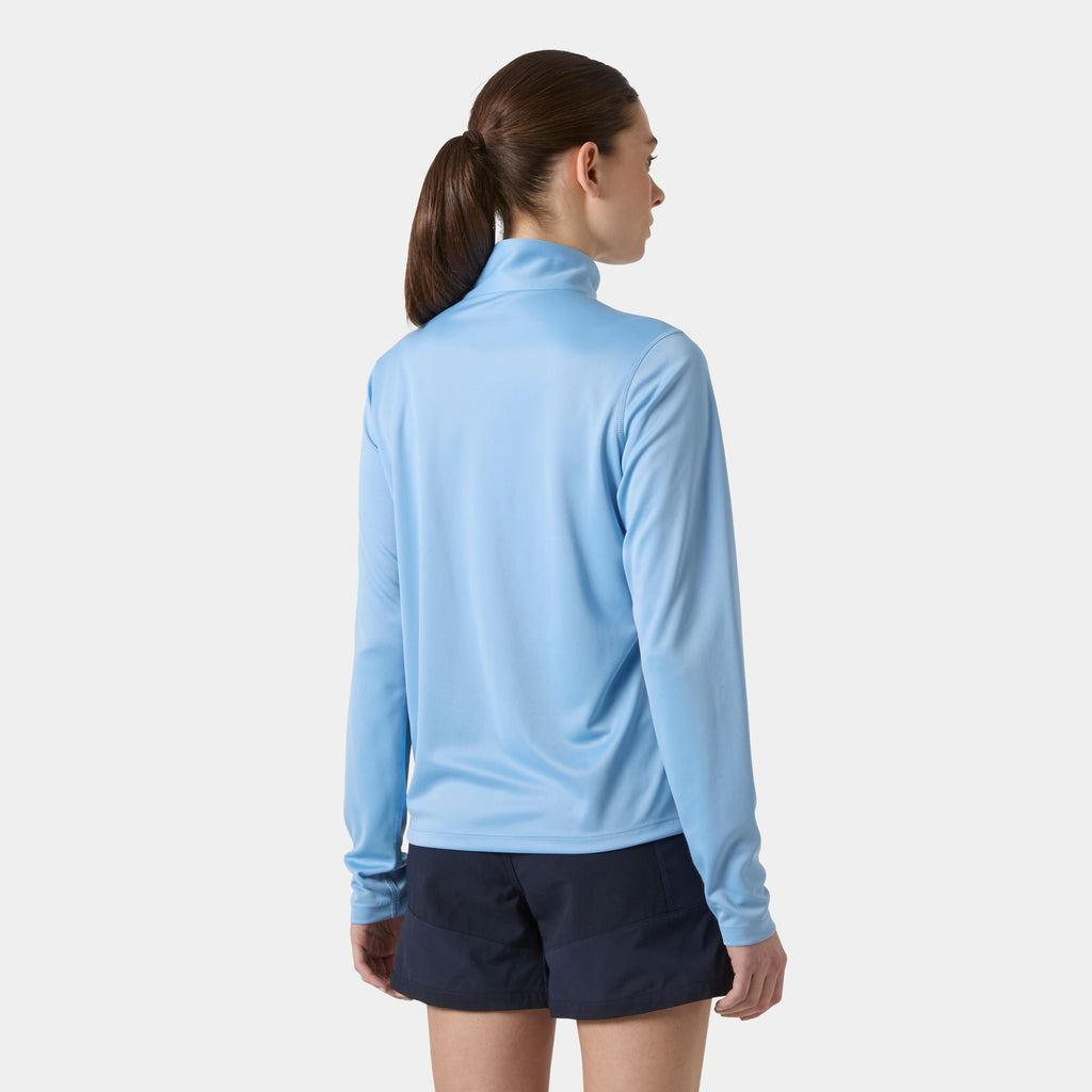 W HH TECH 1/2 ZIP, BRIGHT BLUE, L