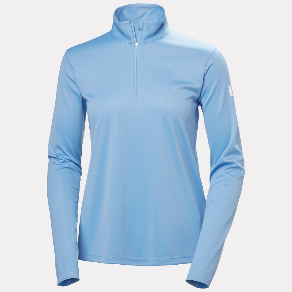 W HH TECH 1/2 ZIP, BRIGHT BLUE, L