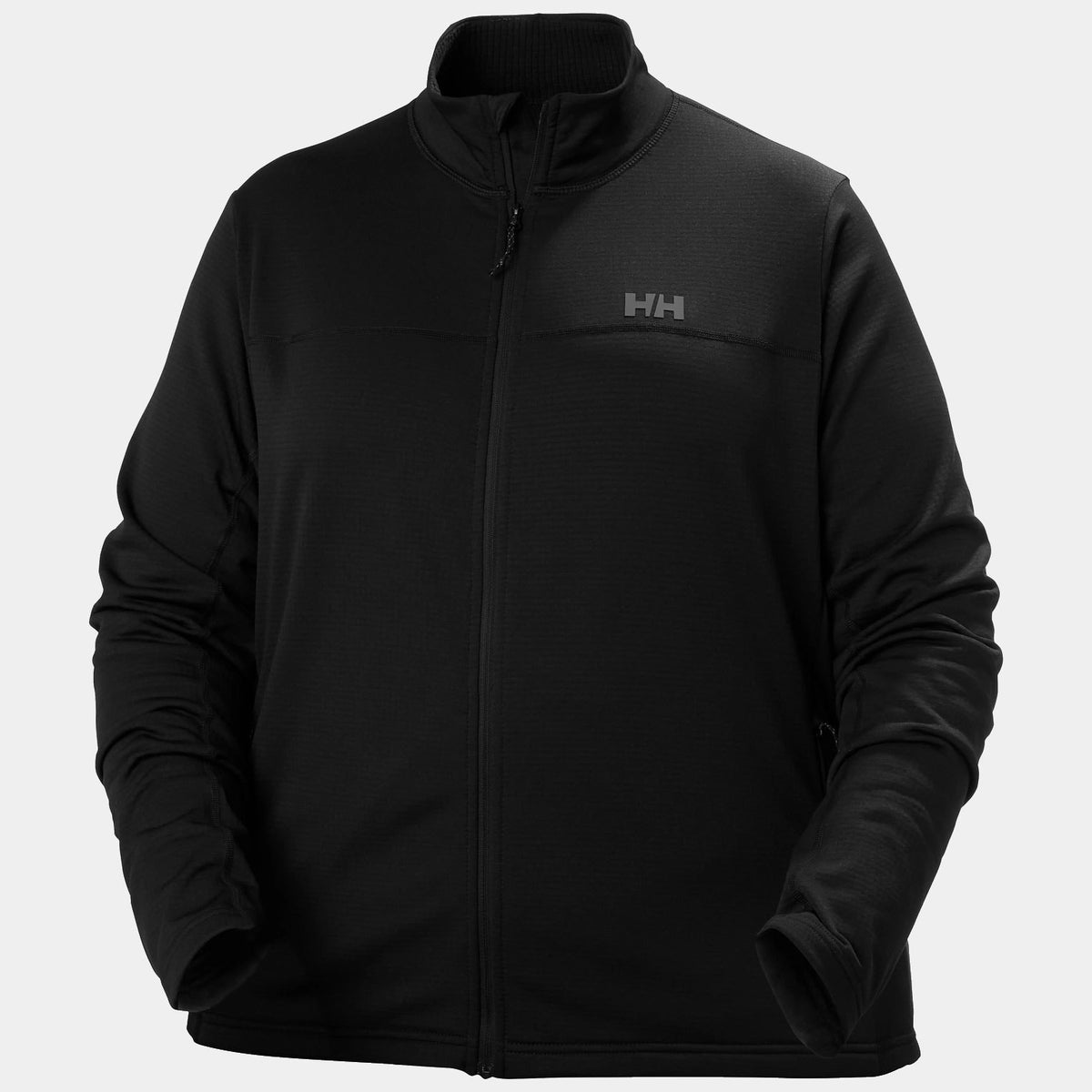 W VERSALITE FLEECE JKT PLUS, BLACK, 1X