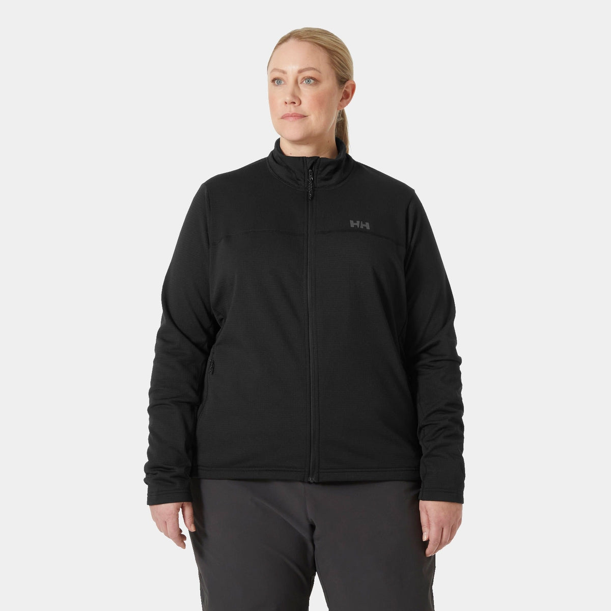 W VERSALITE FLEECE JKT PLUS, BLACK, 1X Main image